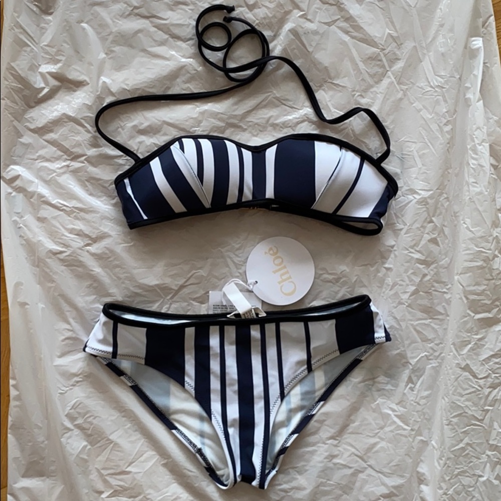 NWT CHLOE 2 pc Bathing suit/Swimsuit Bikini 40 IT - Picture 3 of 16